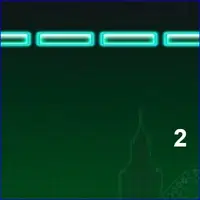 Neon Arkanoid Spielszene