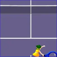 Tennis Spielszene