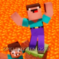 spiele Noob vs Pro But Floor is Lava Minecraft kostenlos