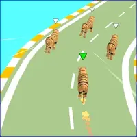 Animal Racing Idle Park Spielszene
