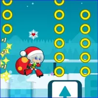 Santa Girl Running Spielszene