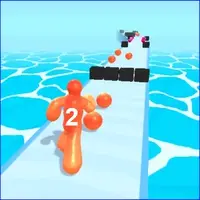 Bubble Man Runner Game Spielszene